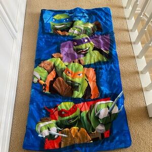 Kids Ninja Turtles Sleeping Bag- Blue